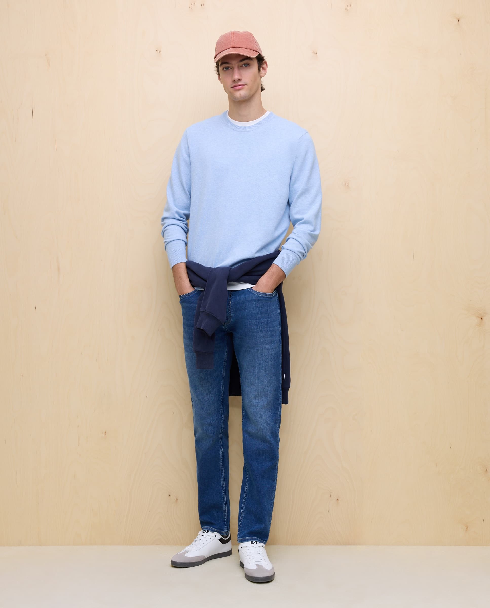 Easy Wear Vaquero de hombre knit denim slim