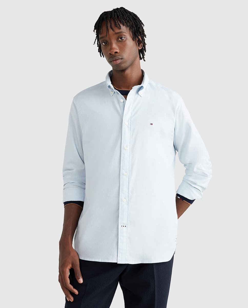 Tommy Hilfiger Camisa de hombre Tommy Hilfiger de manga larga regular fit