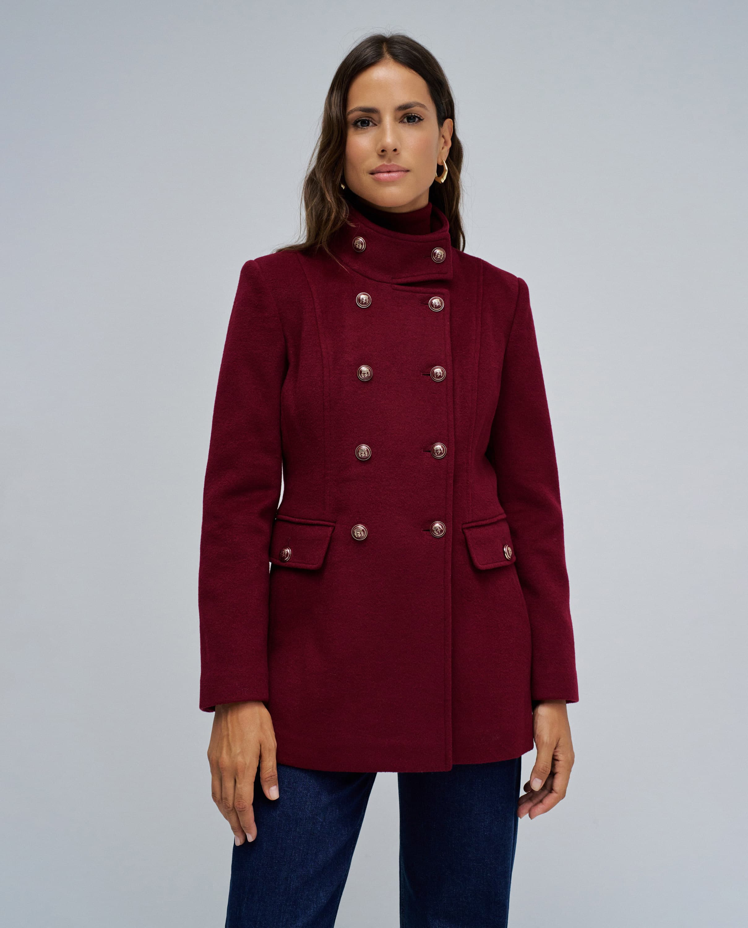 Salsa Jeans Abrigo de mujer de paño corto